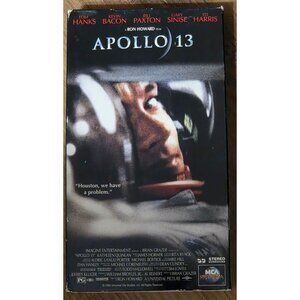 Apollo 13 (VHS 1995) Tom Hanks Kevin Bacon Bill Paxton Ron Howard Film Drama